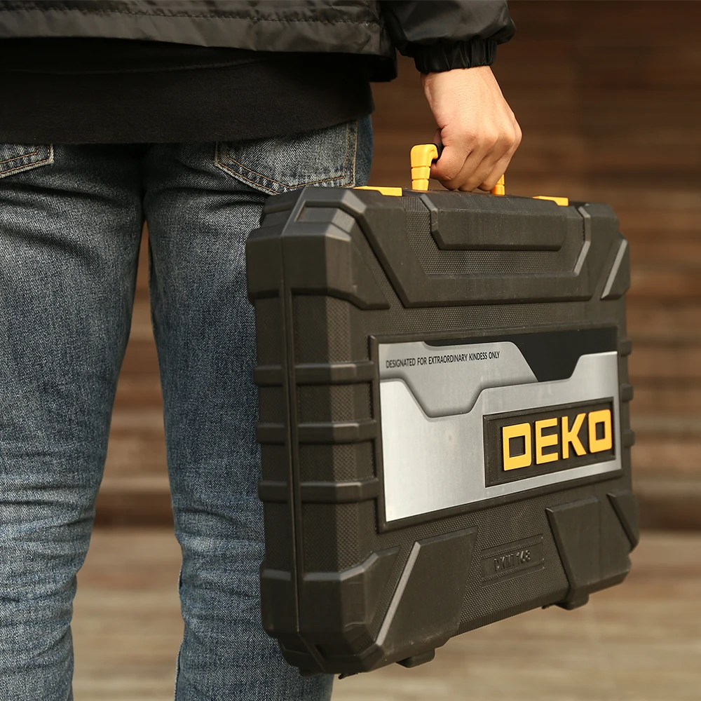 Набор торцевых гаечных ключей DEKO DKMT100 для повседневного использования с мерной