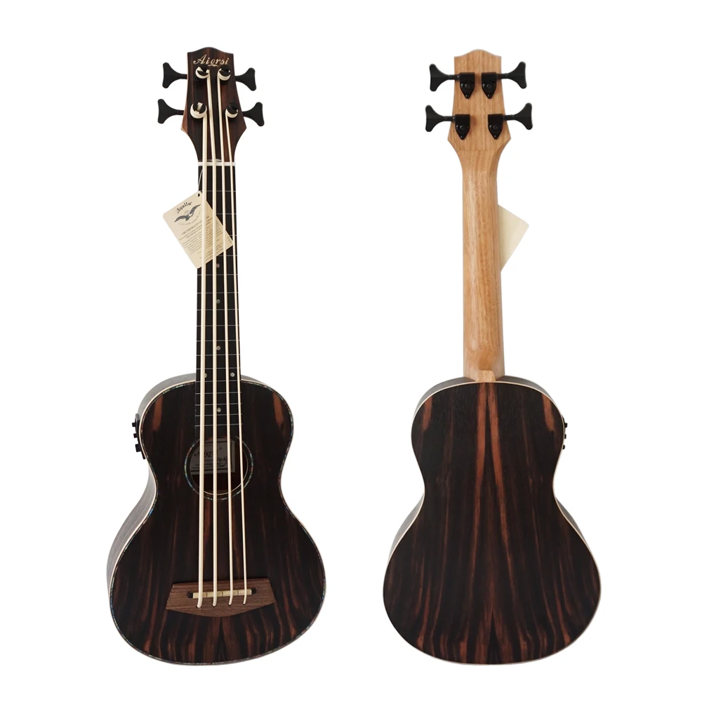 

Aiersi brand high grade Java Ebony 30 inch guitar OEM ukulele bass electric