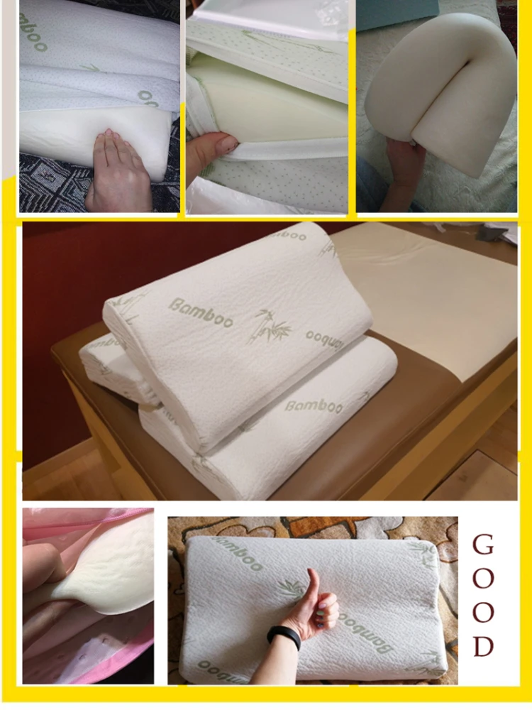 Sleeping Orthopedic Sleeping Beding Pillows Cervical Pillows Neck Protection Bamboo Pillows Memory Foam Bedding Pillow