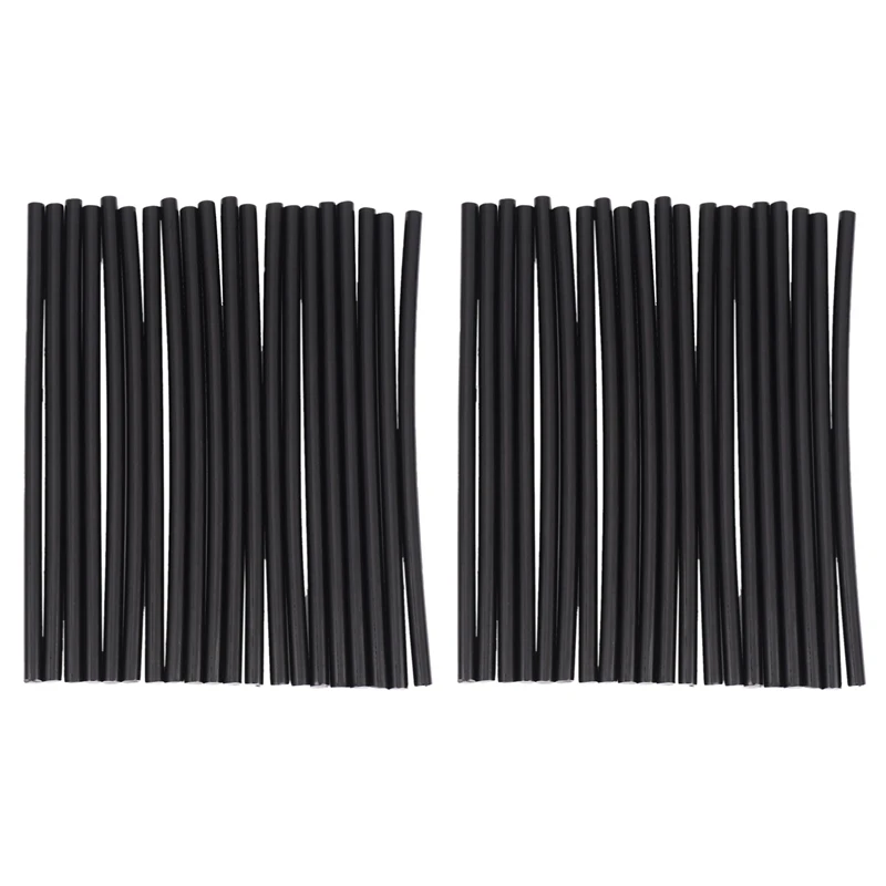 

DIY Tools Accessories Repair 40 Pcs 200mm Black Hot Melt Glue Sticks 7mm