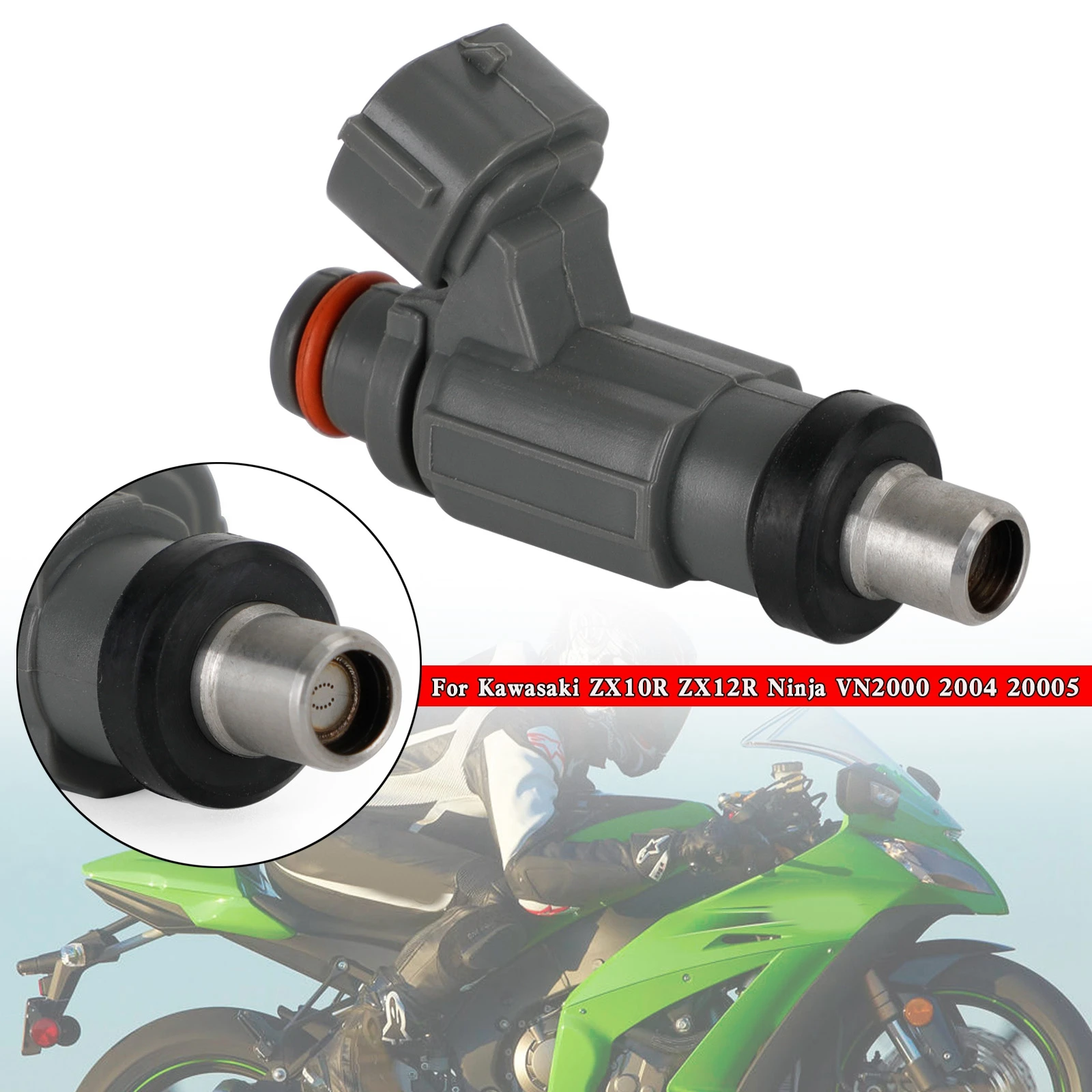 

Artudatech Fuel Injector 49033-0003 OEM For 2004 20005 Kawasaki ZX10R ZX12R Ninja VN2000 Motorcycle Parts