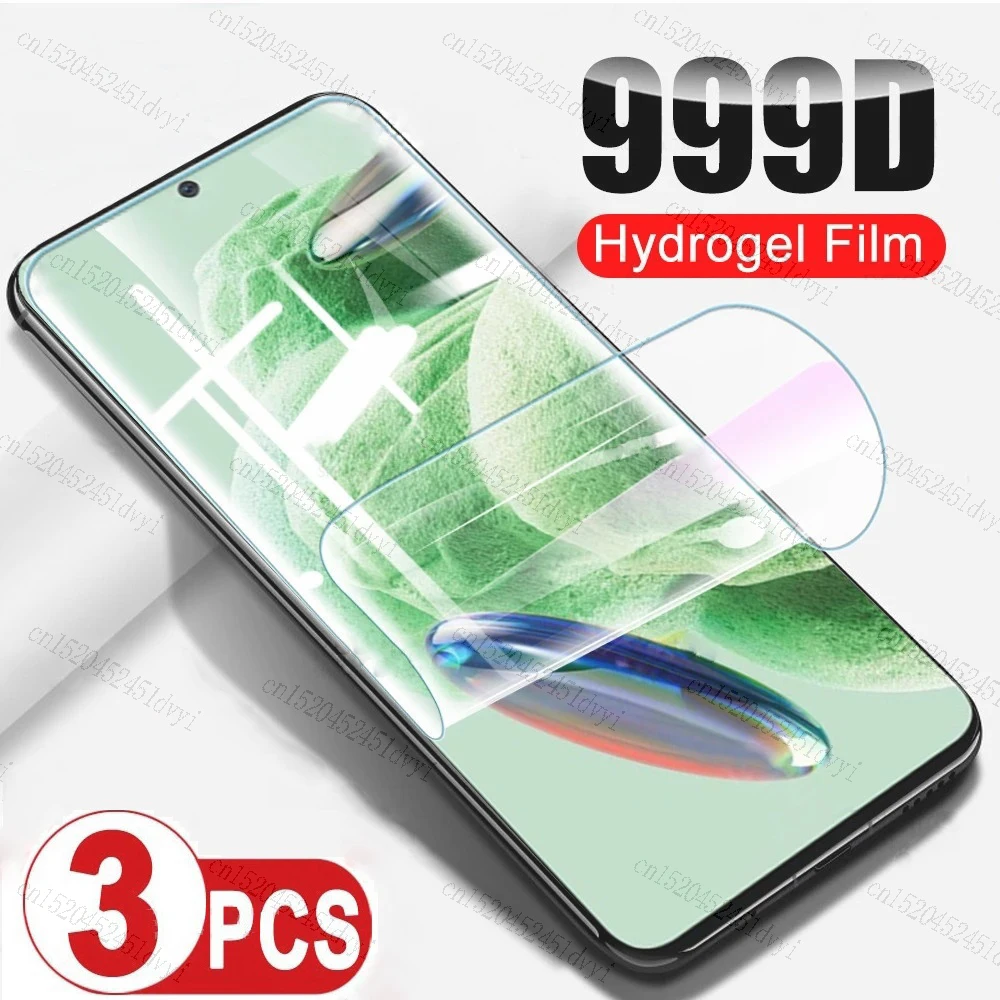 

3 шт., Гидрогелевая Защитная пленка для Xiaomi Redmi Note 12 Pro 4G Redmi Note 12 Pro Plus 10 9 11 Pro HD