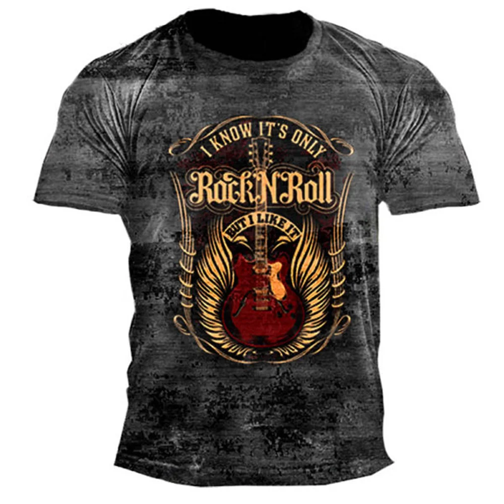 

Летняя модная мужская футболка для активного отдыха «Я знаю это только», футболка для рок-гитары, повседневная мужская футболка, новинка 2022