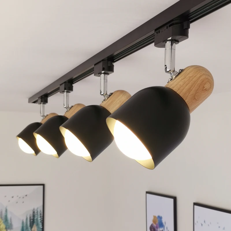 

Настенные трековые светильники для комнаты, скандинавский светильник для гостиной, дома и помещений, суперъяркий светодиодный астигматизм...