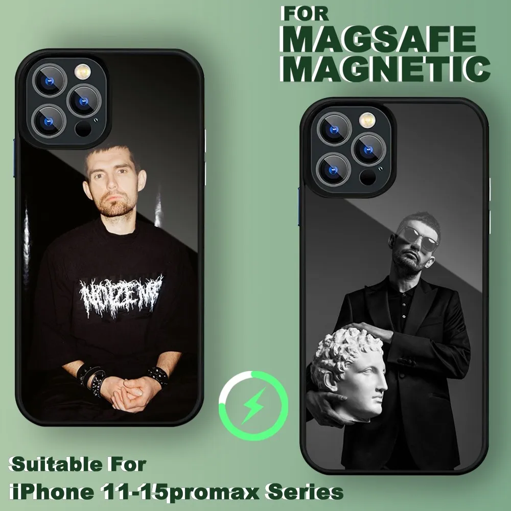 Noize MC чехол для телефона iPhone 15 14 13 11 12 Pro Max Plus Magsafe