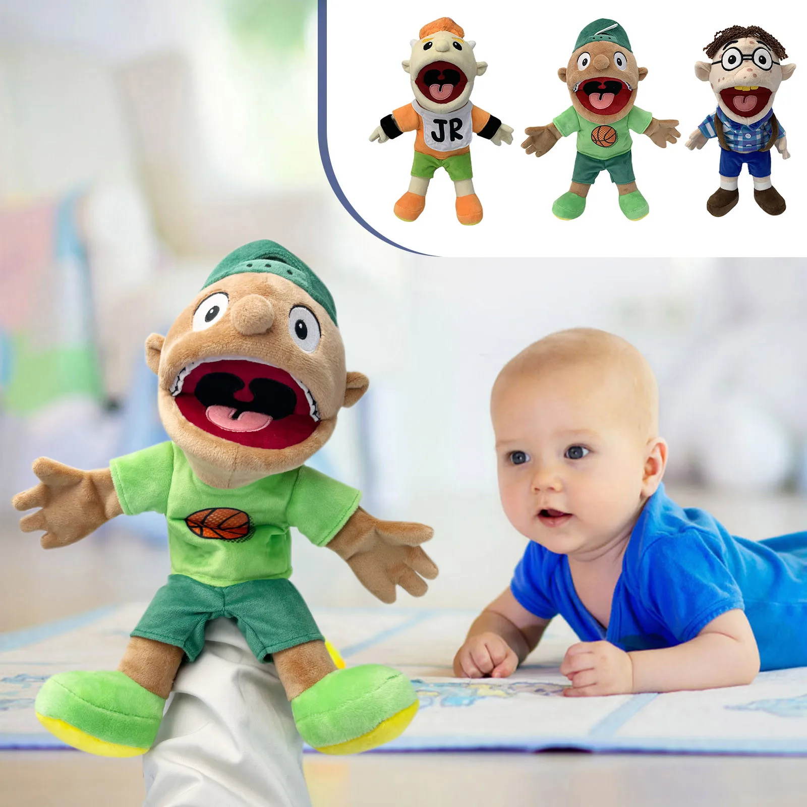 

Soft Plush Toy Hand Puppet For Play House, Mischievous Funny Puppets Toy With Working Mouth,Kid'S Gift For Birthday Gift игрушки