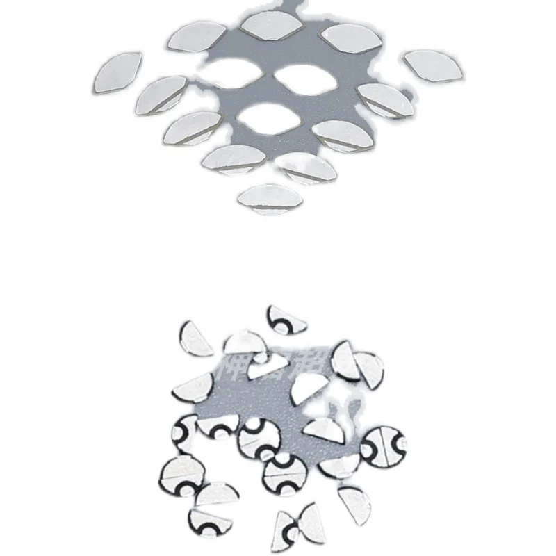 Пьезоэлектрический керамический полукруговой гиперхроматический волновой датчик PZT, Профессиональная форма, многочастотный пьезоэлектрический датчик