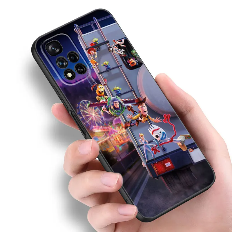 T-Toy Story W-Woody Black Phone Case For Xiaomi 10 11 13 12 Lite NE 9T 10T 11T 12T 12S 13T 14 Pro 9 SE 10i 11i 12X Civi 2 3 4 5G