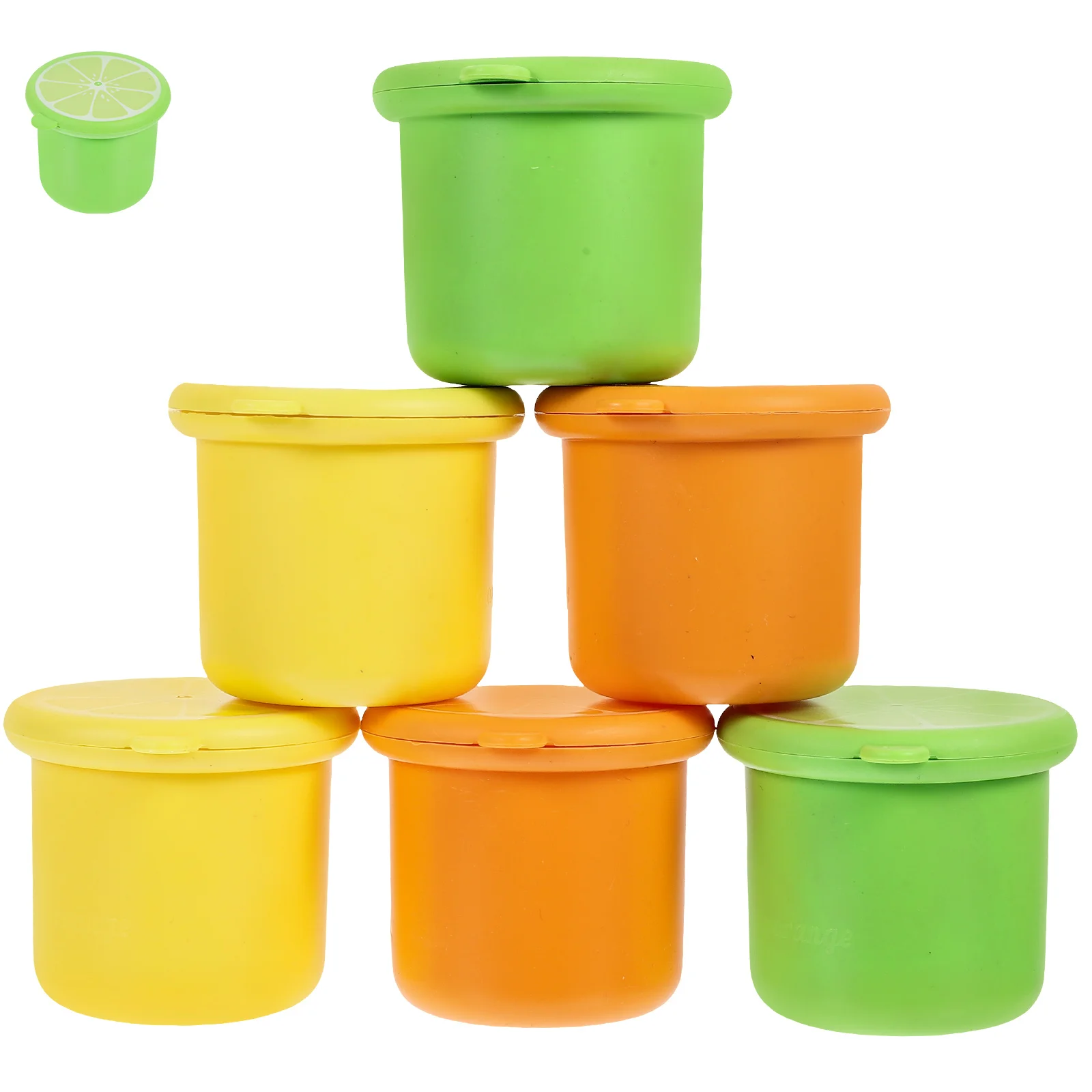 

6 Pcs Decorate Ice Container For Freezer Mold Decorative Bin Lid Cocktails Practical Cube Refrigerator Containers Making Tool