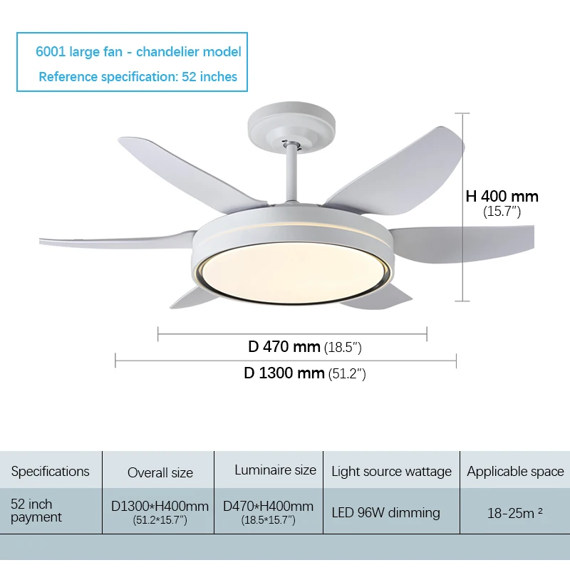 Вентилятор AOSONG в скандинавском стиле семейный потолочный вентилятор