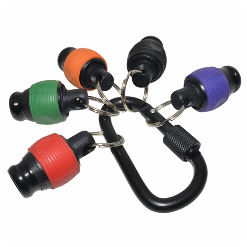 

1Set Keychain Extensions 1/4In Screwdriver Bits Holder Drill Screw Adapter Metal+ABS For 1/4Inch Hex Shank
