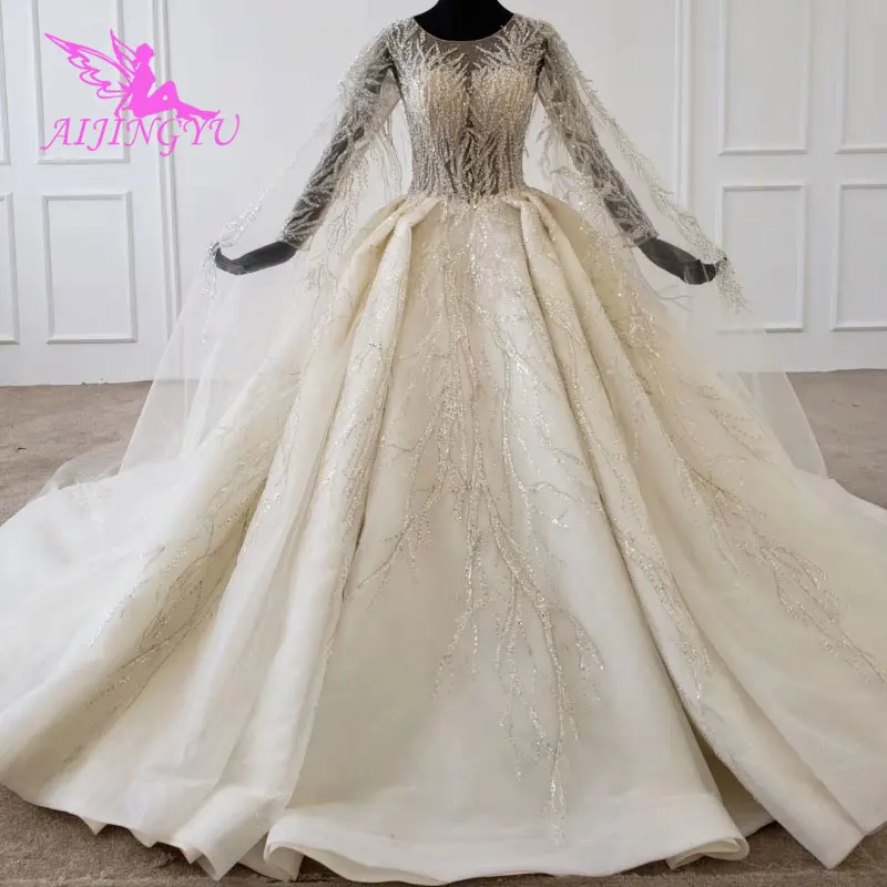 

AIJINGYU Queen Vintage для продажи, Интернет-магазин, стильное платье с кристаллами, размера плюс свадебное платье