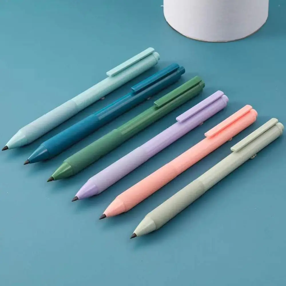 

1Pc Unique HB Pencil Students Unlimited Writing Smoothly Pencil Without Ink School Mechanical Writing Tool