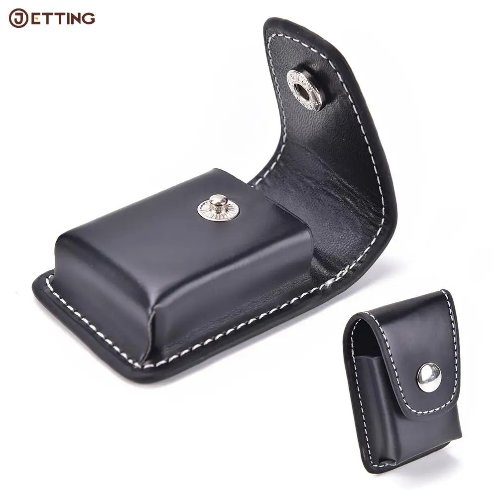 

Black Windproof Cigarette Lighter Gift Bag Small Box Case For Zippo Super Match High Leather Cover Men Box Holde Key Bag