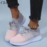 womens sport shoes 2022 autumn new mix colors mesh ladies breathable sneakers 35 44 large sized female walking jump casua flats