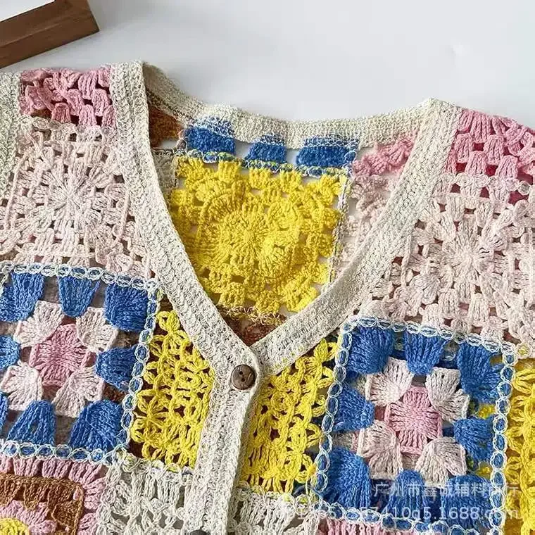 Новинка Женский трикотажный жилет модная универсальная верхняя одежда в