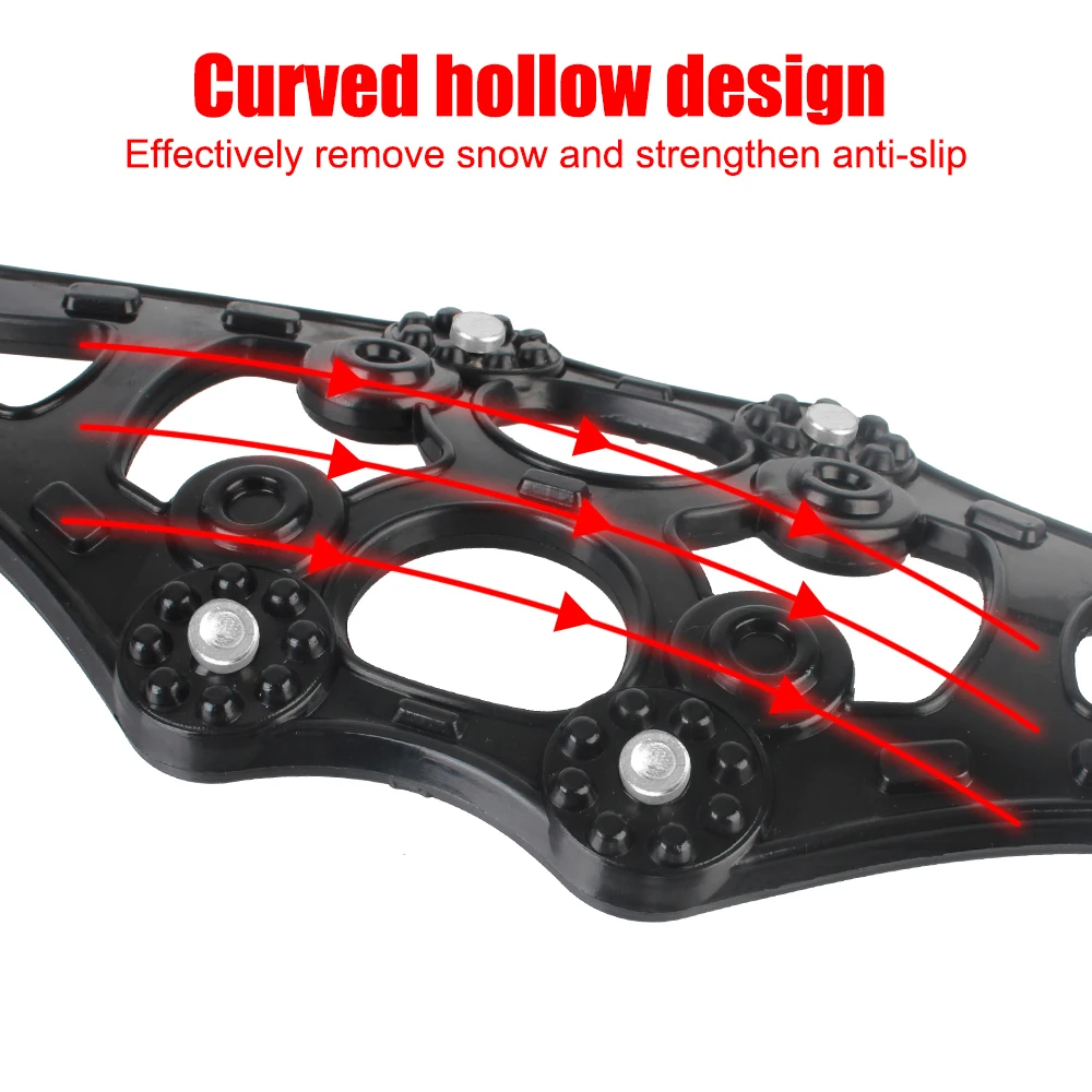 1 шт./комплект автомобильные противоскользящие цепи из ТПУ с двойной пряжкой