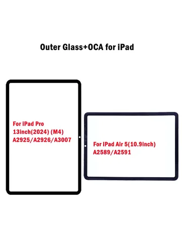 Novecel 5 шт. Стекло для экрана iPad