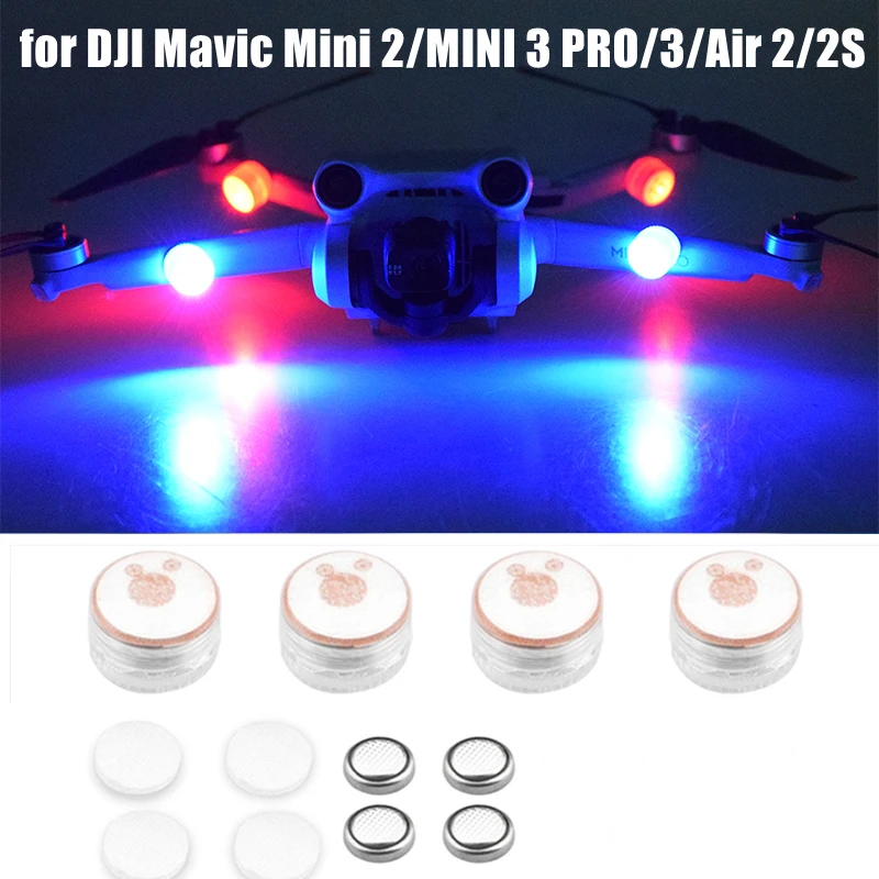 Night Flying Signal LED Lights for DJI Mavic 3/MINI 3 PRO/Air 2/2S Mini 2/FPV/Pro Navigation Lamp Light Drone Accessories