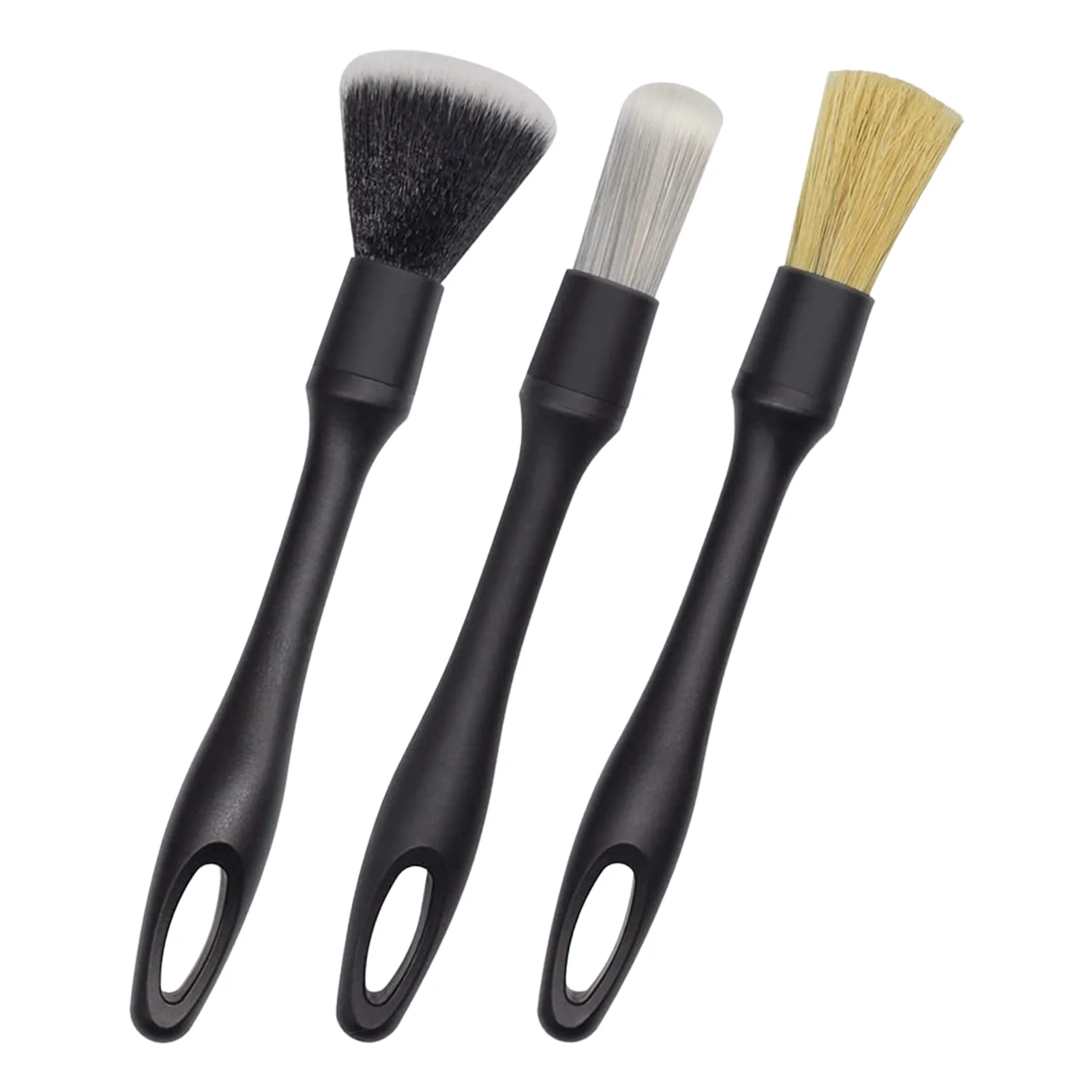 

Soft Bristles Detailing Brush Car Cleaning Brushes Duster Interior Cleaner Set Automotive Detail Brushes For Cleaning Wheels