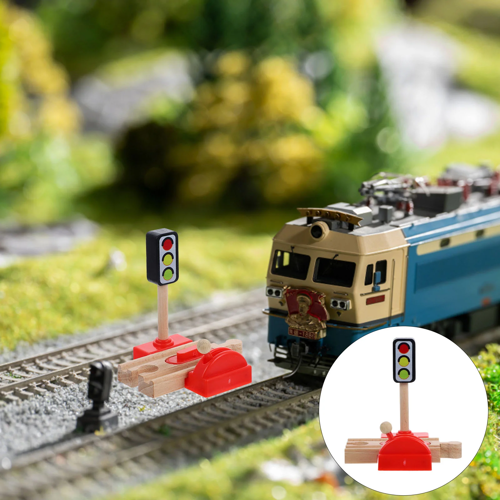 

Train Track Accessories DIY Roadblock Model Playing Toy For Games Pretend Railway Bulk Toys