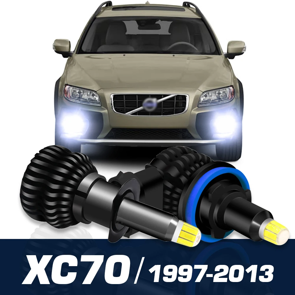 2 шт. светодиодные противотуманные фары аксессуары Canbus для Volvo XC70 1997-2013 2001 2002 2003 2004