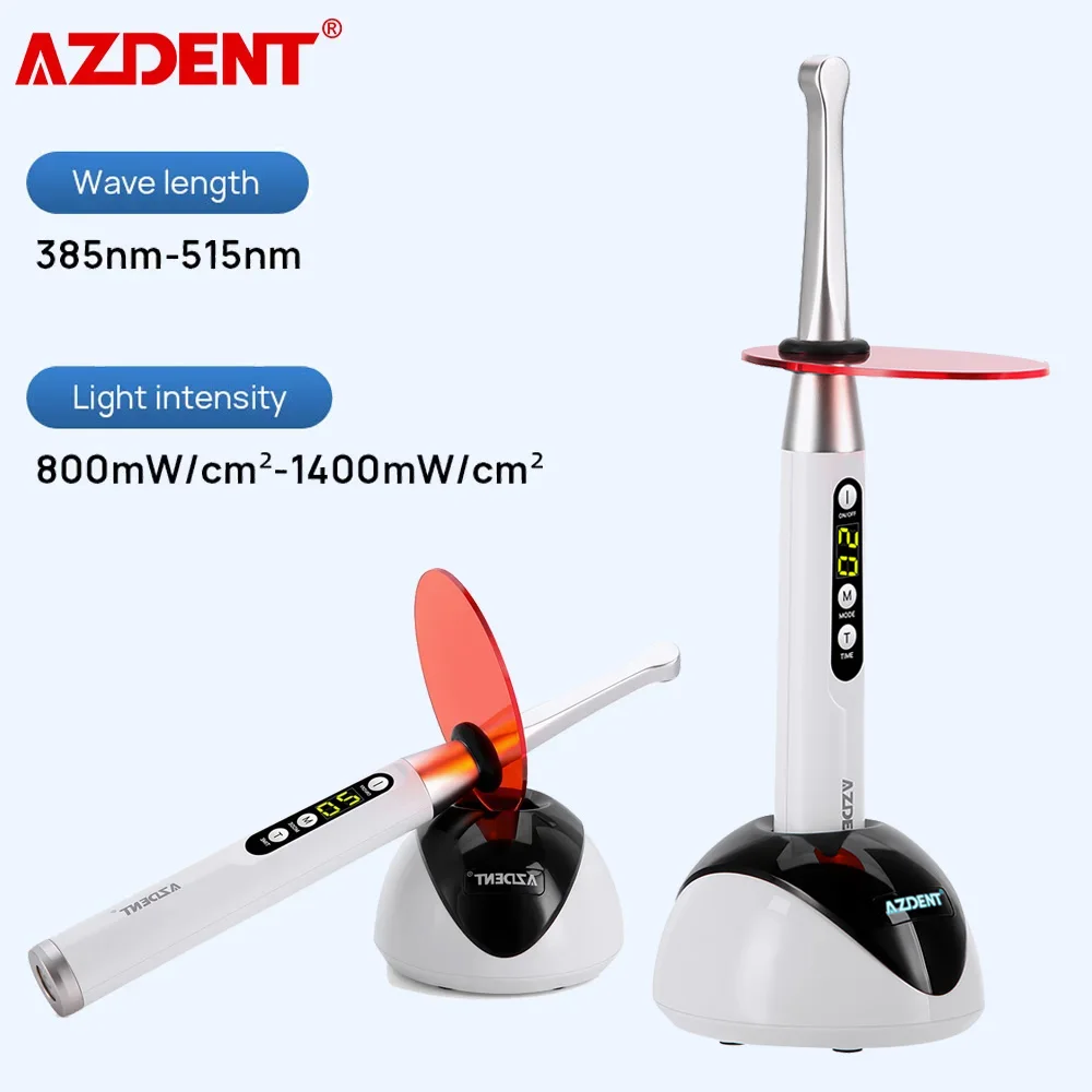 Стоматологическая Беспроводная лампа для фотостудии 3 режима 800-2200 МВт/км² нм-нм