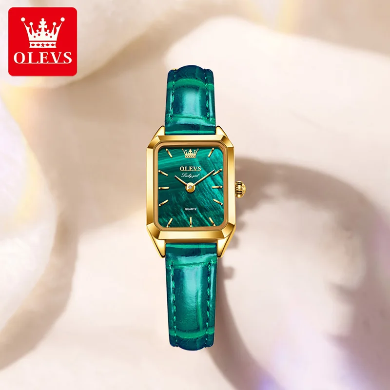 

OLEVS Quartz Waterproof Watch for Women Fashion PU Strap High Quality Women Wristwatch