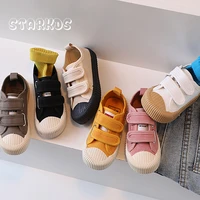 high quality kids canvas shoes boys girls slip on sneakers soft sole baby infant cloth tennis toddler vulcanized zapatillas