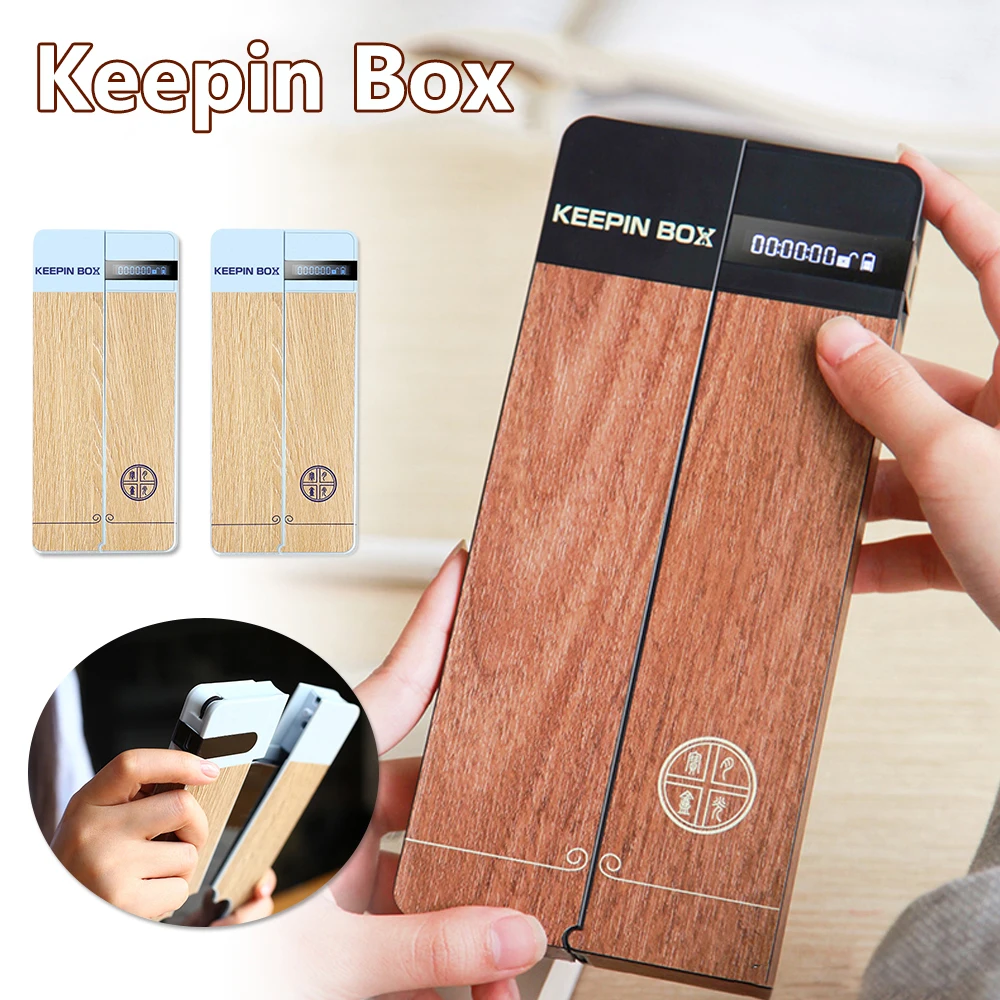 

Keepin Box Universal Mobile Phone Timing Lock Box Self-Discipline Trick Mobile Phone Timing Case Restrict Phone Addicted Student