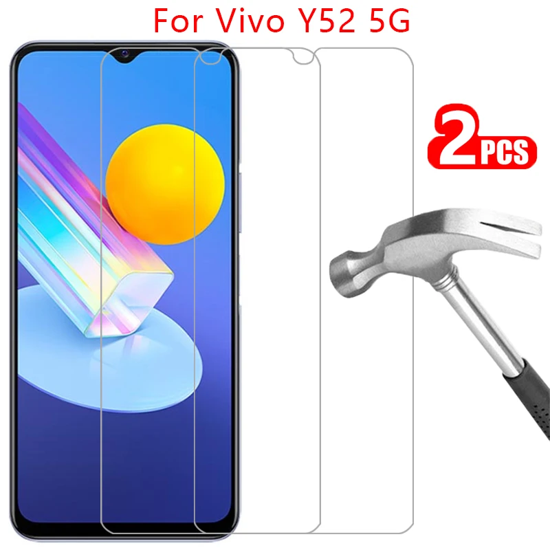 

protective tempered glass for vivo y52 5g screen protector on vivoy52 y 52 52y safety phone film 6.58 viv vio vivo52y