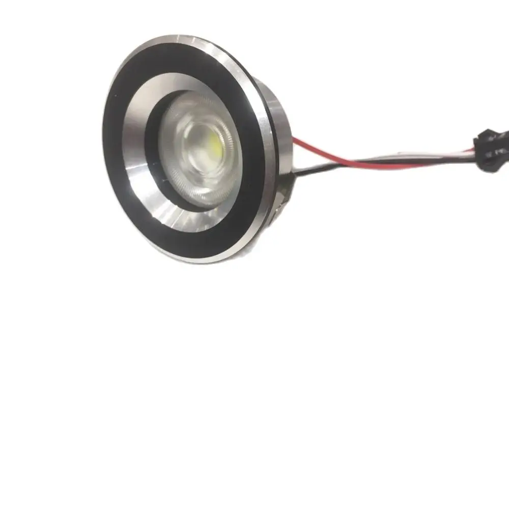Шкаф Спот Потолочный 6шт Trichromatic Light Cob Lampada Cut 45Мм 85-265В Faretto Bombillas Led Spotlight Lampa