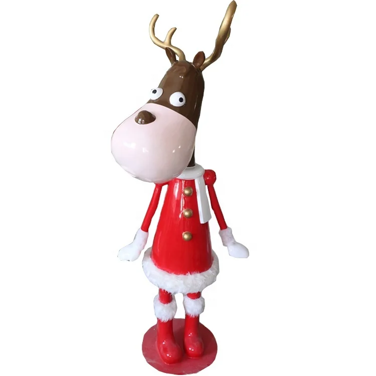 

Huge outdoor Christmas standing reindeer mall for Christmas decoration