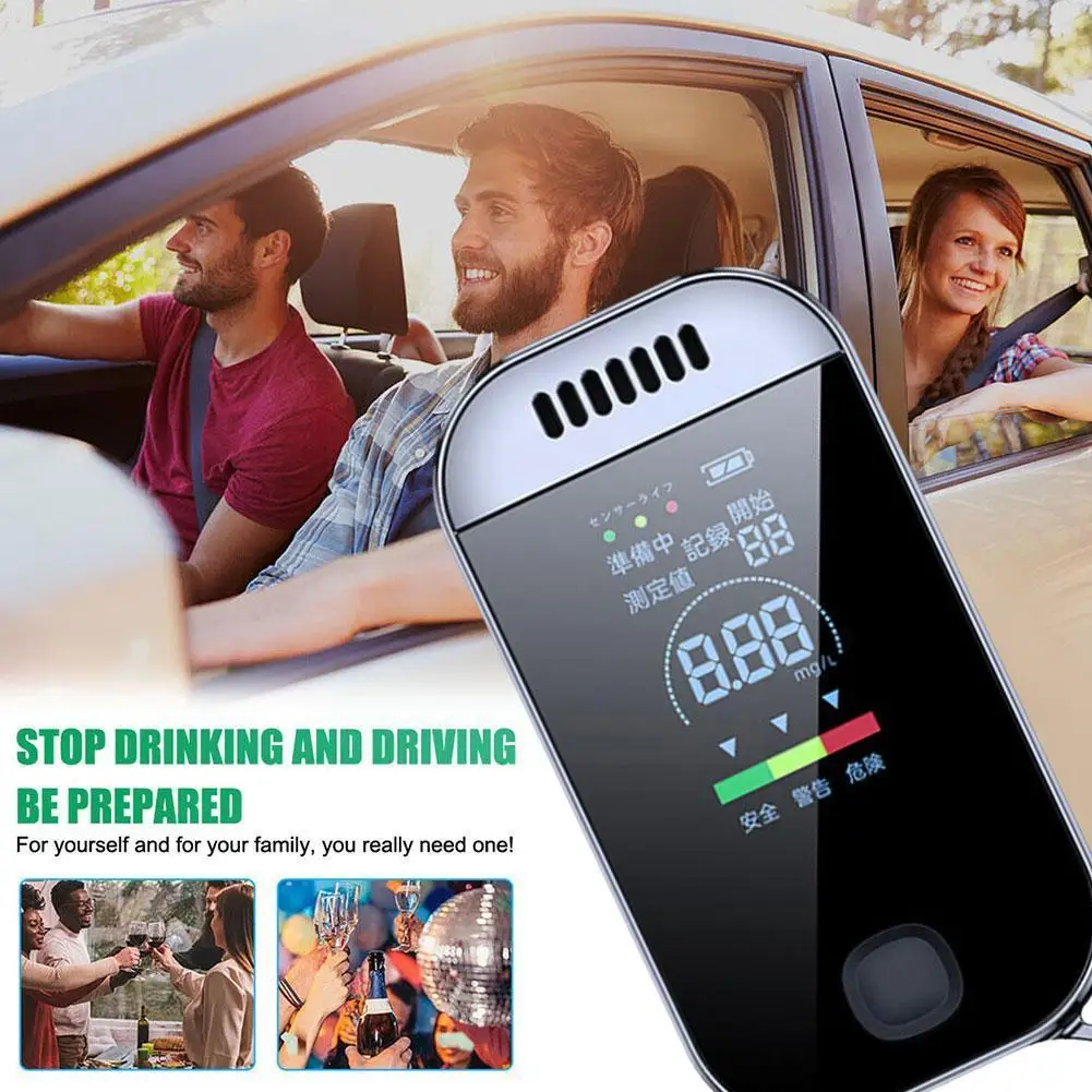 

Новый анализатор, цифровой алкотестер, спиртометр, брелок, тестер, мундштук, портативный