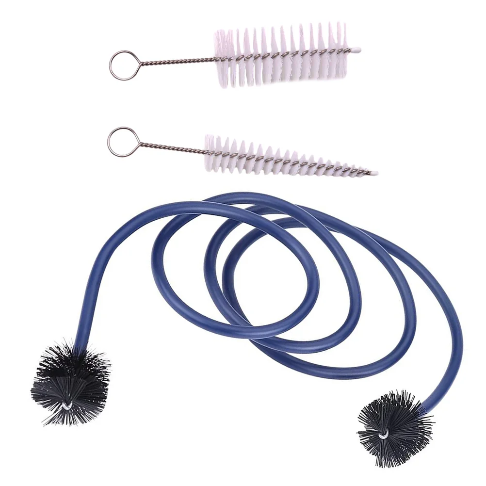 

Trumpet Brush Mouthpiece Cleaning Kit Flexible Maintenancesnake Casingcare Cleaner Setcap Drain Instrument Musical Cornet