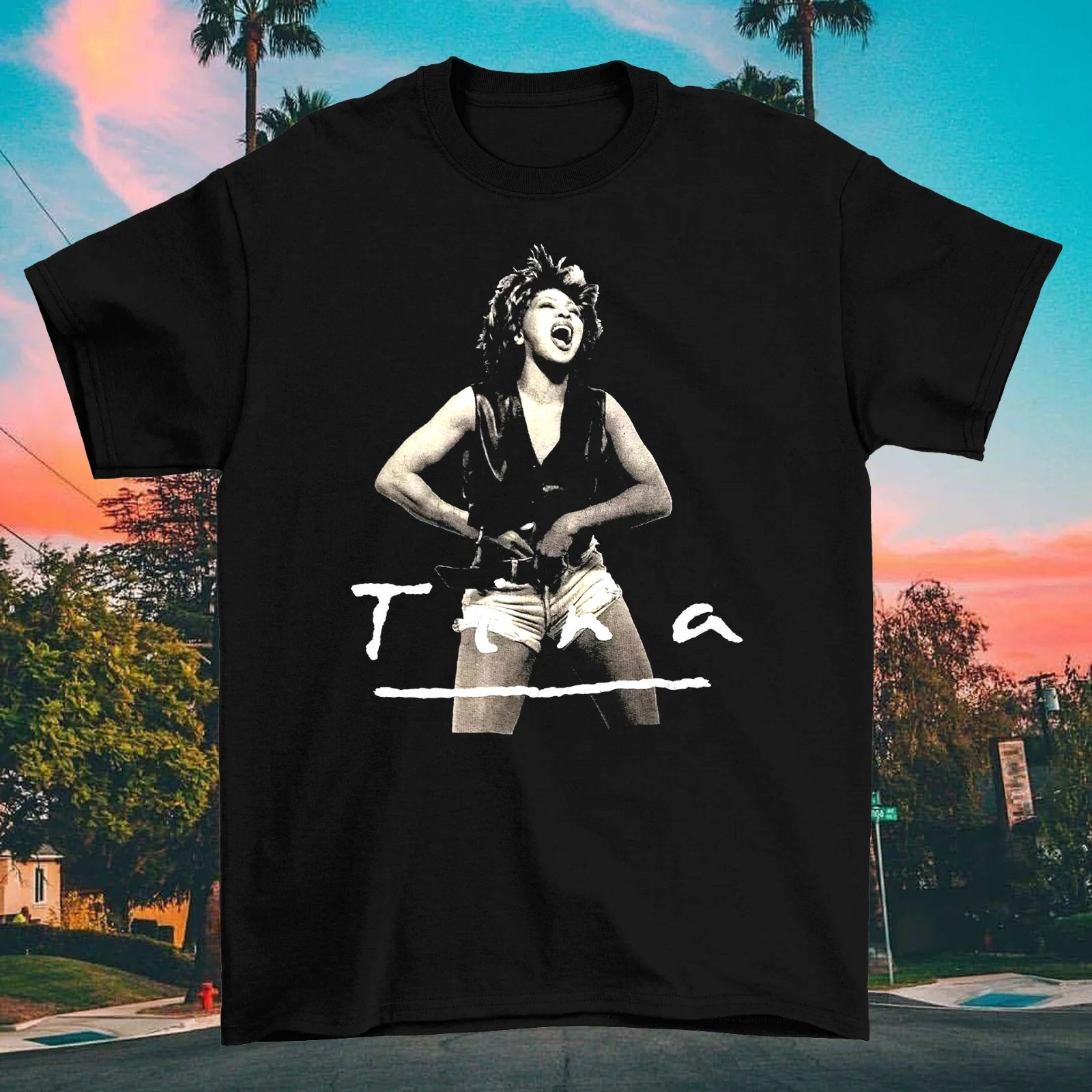 

Tina Turner What's Love Tour Cotton T-Shirt Tee Shirts