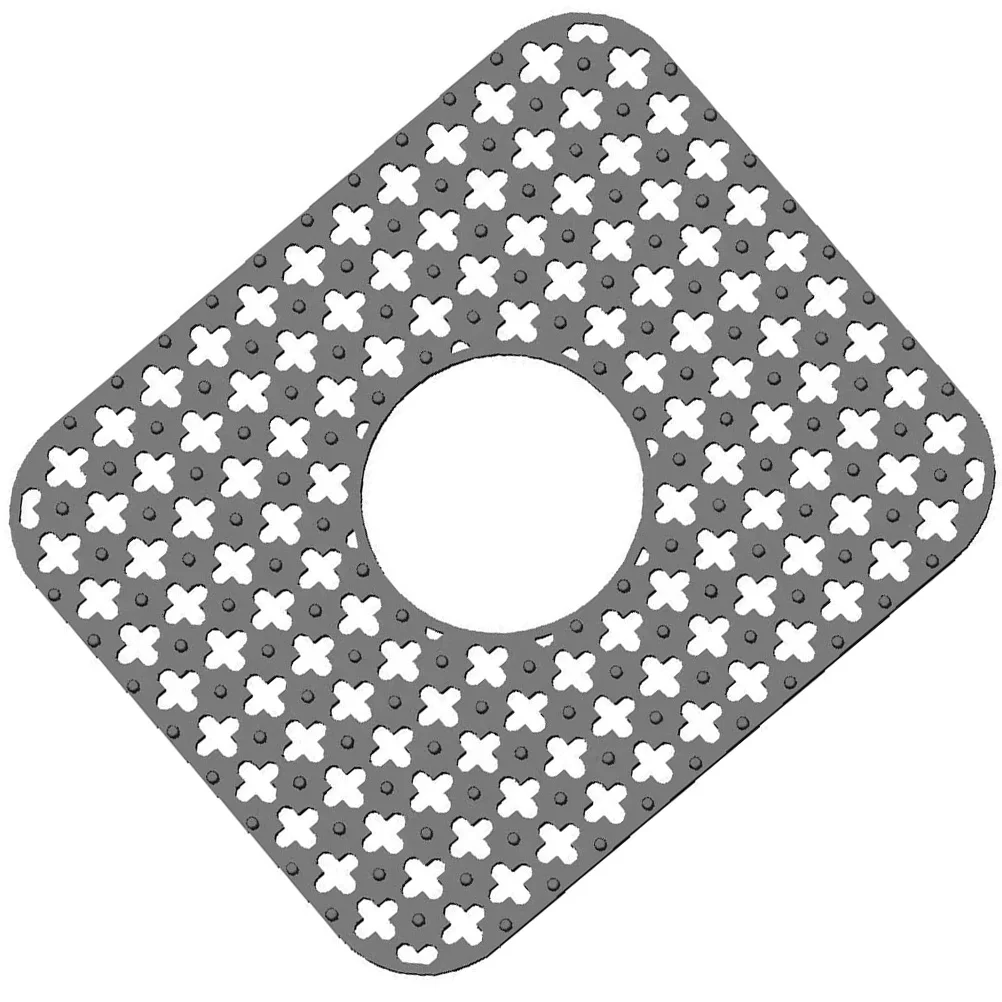 

Sink Mat Kitchen Pad Protector Silicone Draining Matsbottom Drain Countertop Dish Protectorsdrying Hollowdrainer Grid Rubber