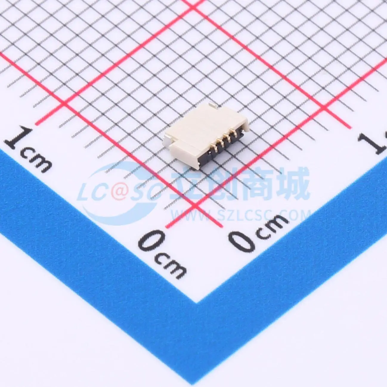 Фото 103 шт. HC-FPC-05-09-4RLTAG SMD P 0.5мм / 4P 0.5мм Разъем FFC FPC №2