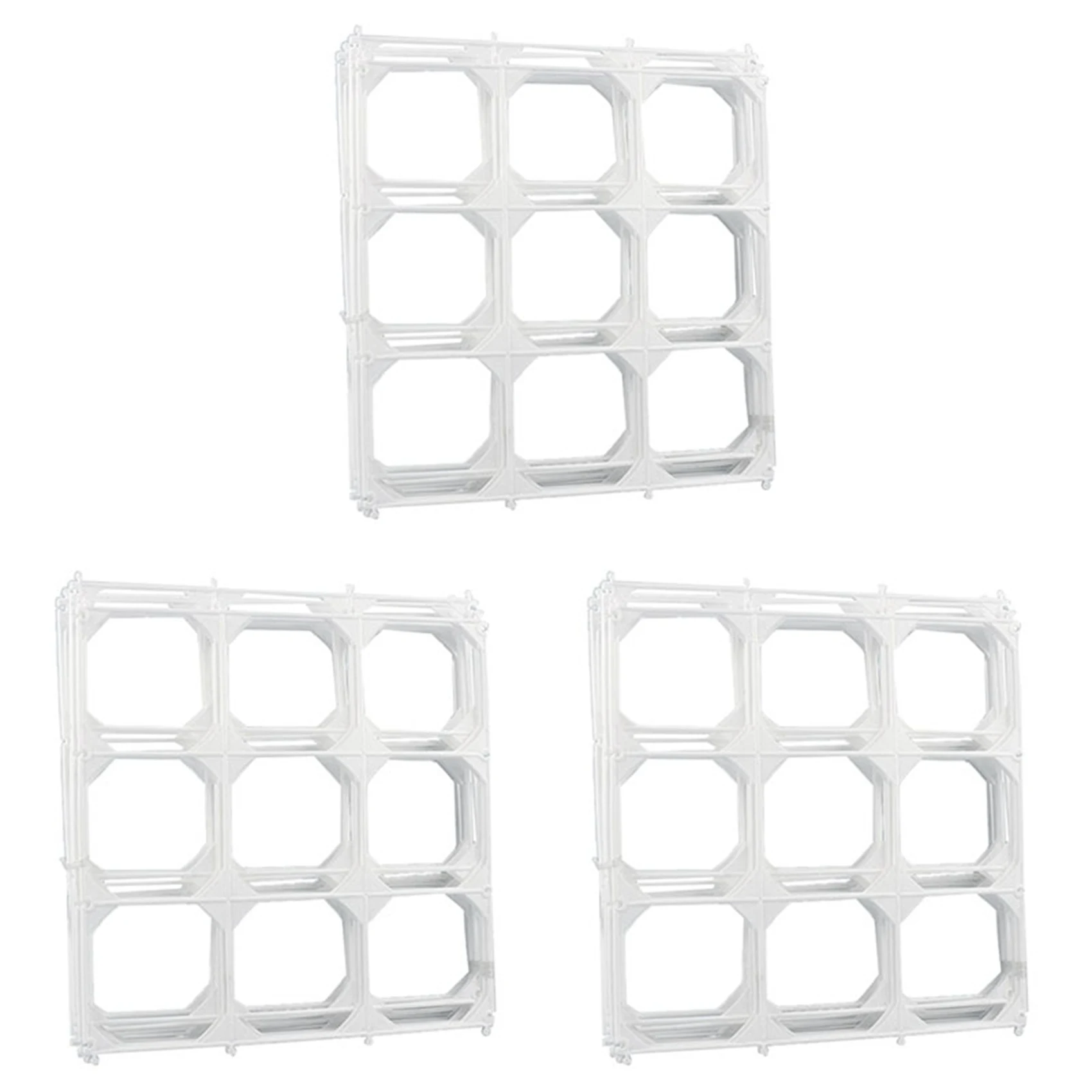 30 шт. белый квадратный 9 ячеек шар пластиковый держатель сценический фон большая