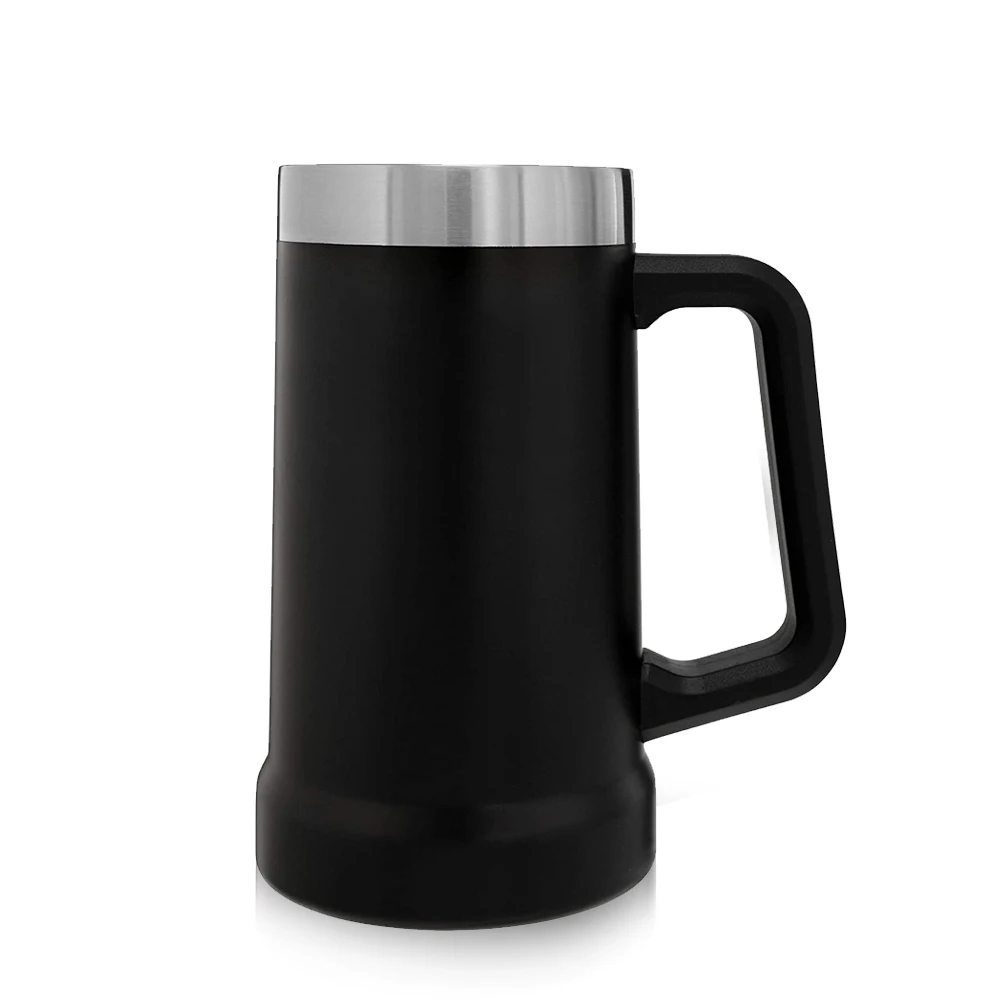 Bottle For Beer Mug With Handle Vacuum Insulated Tainless Steel Cup Travel Outdoor Double Wall Tumbler Flasks Drinkware