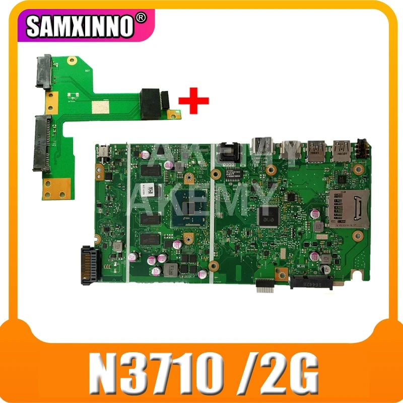 

SAMXINNO For ASUS VivoBook Max X541NA-PD1003Y laptop motherboard X541NA mainboard X541N motherboard test 100% OK N3710U 2GB RAM