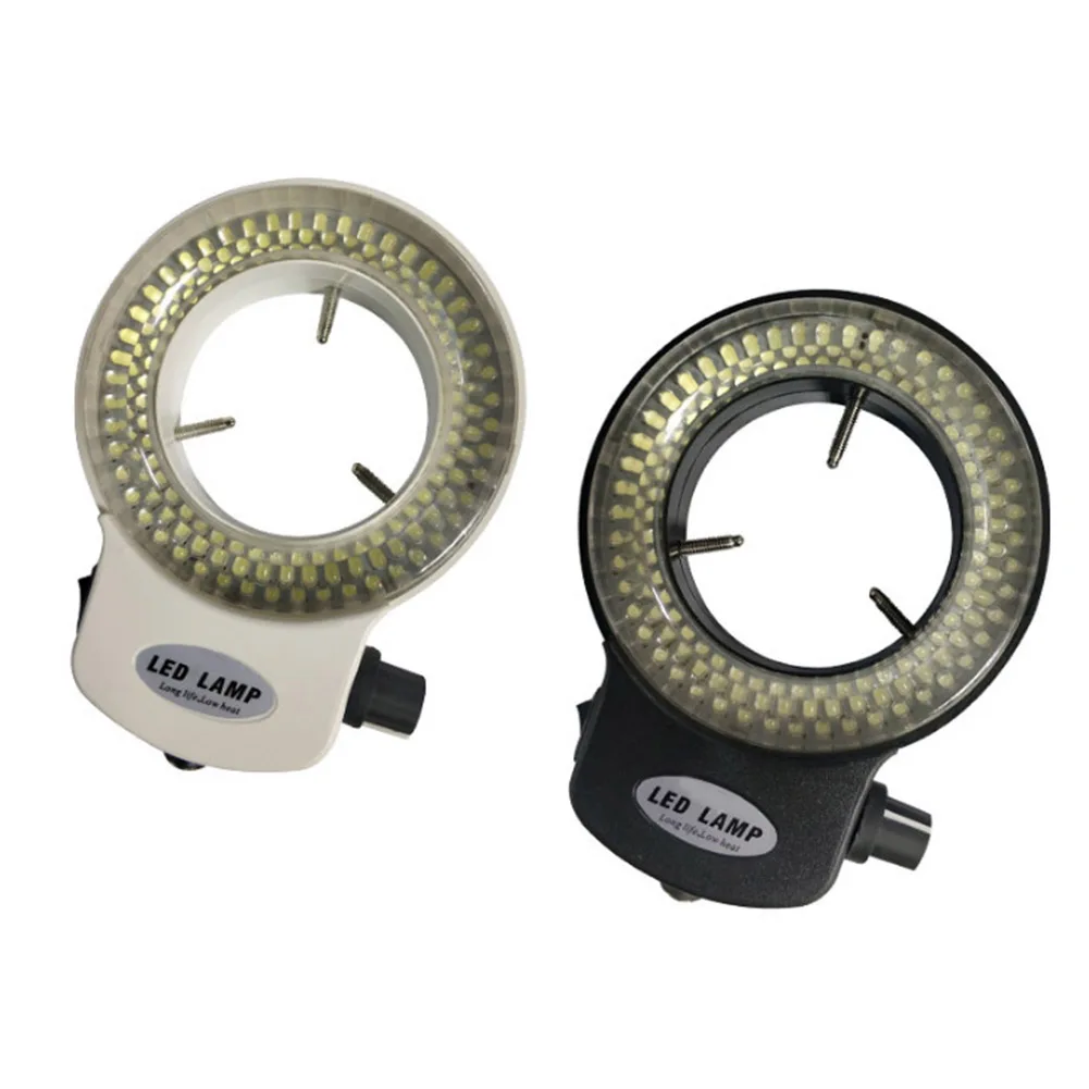 

Microscope Light Source LED Ring Light Industrial Adjustable Light Source 144 Lamp Beads 63mm MIC-209 Fully Transparent Shade