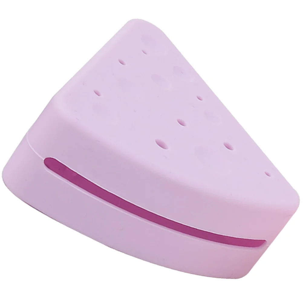 Силиконовый инструмент для хранения пудры треугольный чехол держатель губки