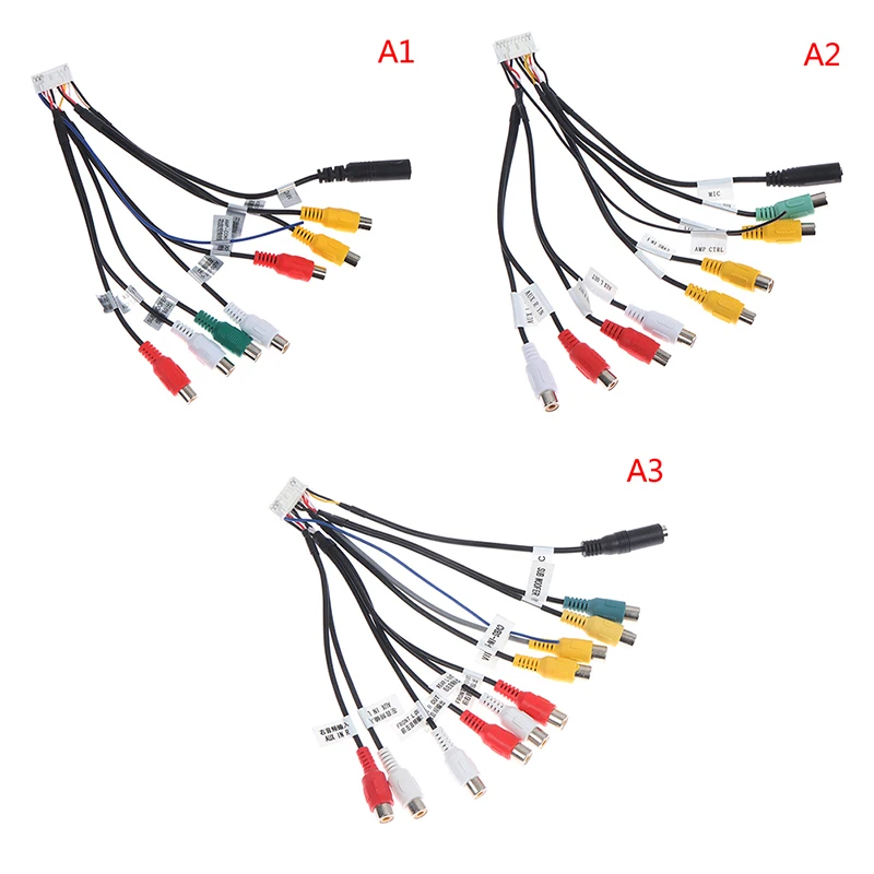 

Универсальный автомобильный стерео-радиоприемник с 20-контактным разъемом, кабель с выходом для микрофона, видеовыход, вход, аудиосабвуфер