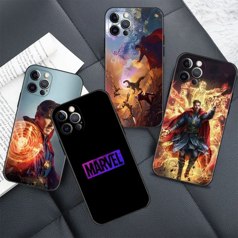 

Phone Case For iPhone 14 11 13 12 Pro Max Mini X XR XS Max 6 6S 7 8 Plus SE(2022) Smartphone Cover Marvel Comics Doctor Strange