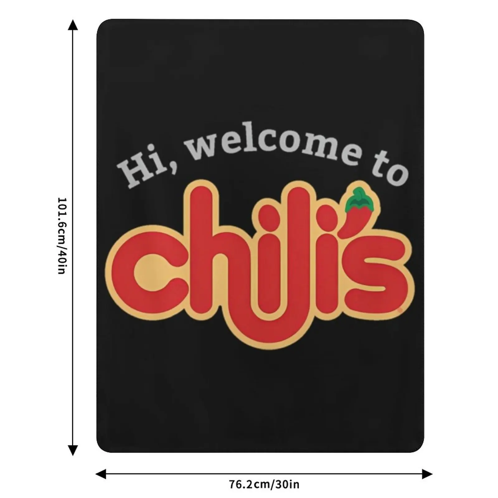 Добро пожаловать в Chilis! Термальный плед, рождественское украшение, забавный подарок, мягкие пледы для сна, детские пледы. (art.: 3920dd0aa39a0) - 3920dd0aa39a0