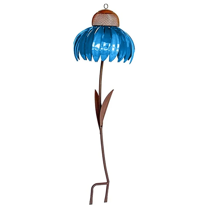 

Outdoor Bird Feeder, Standing Bird Feeder, Rust-Resistant Garden Art Metal Bird Feeder With Bracket