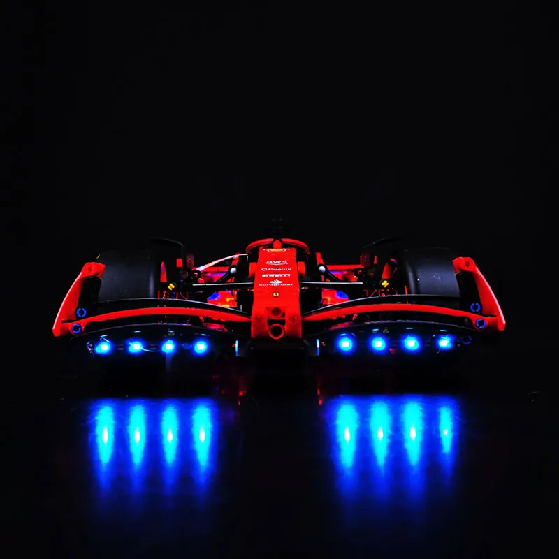 Фото Комплект светодиодных фонарей для LEGO 42207 Ferrari SF-24 F1, гоночный автомобиль, игрушки для самостоятельной сборки, подарок (не включает строительные блоки, кирпичики, наборы, модели) №4