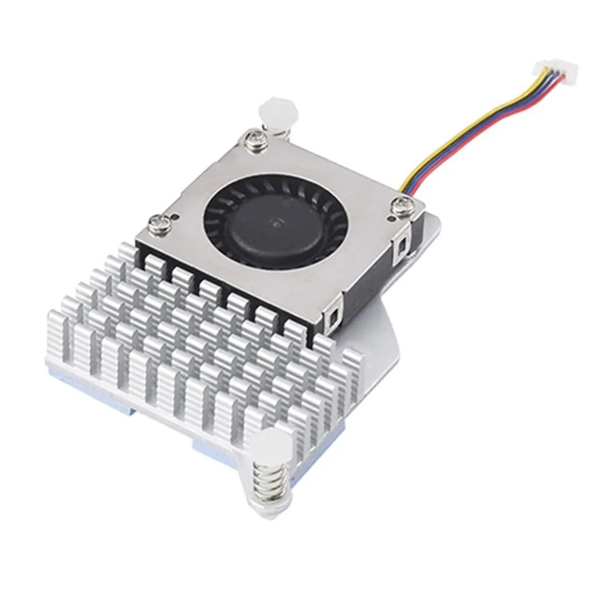 Фото Вентилятор охлаждения 828 Mega Sale для платы Raspberry Pi 5 с алюминиевым радиатором №4