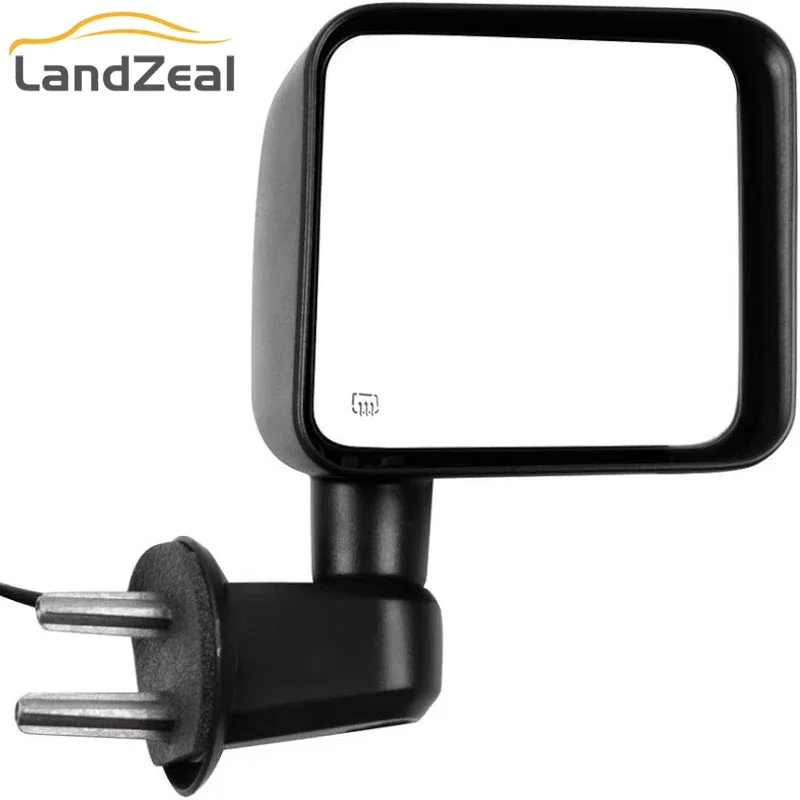 Зеркало заднего вида с черной текстурой 7291-1-11-E ручное стекло электрическое